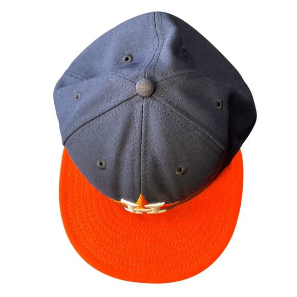 New Era 59Fifty MLB Houston Astros Logo On-Field Fitted Cap Size 7 3/8 - Picture 5 of 10